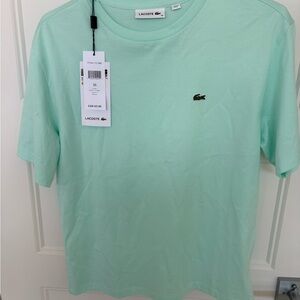 Lacoste Men's Light Green Short Sleeve Tee